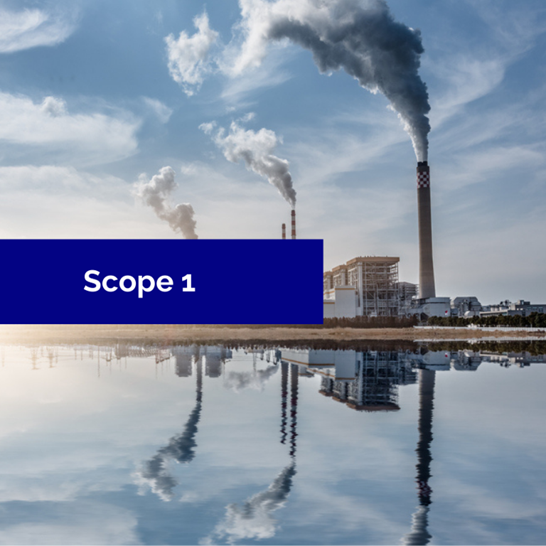 Power plant with blue scope 1 over the top